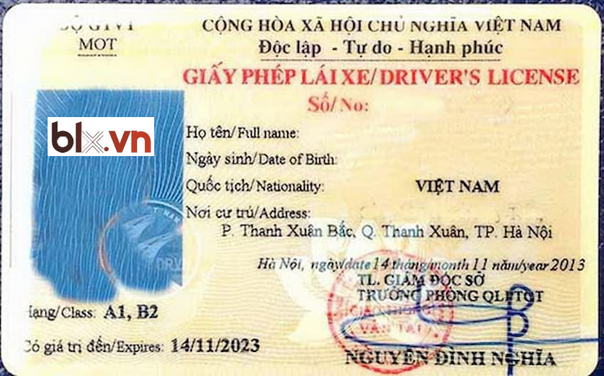 bằng lái xe phổ biến ở Việt Nam