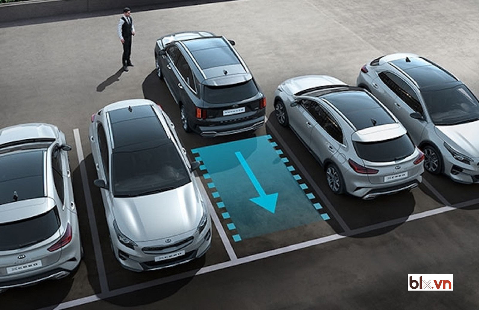 Hệ thống hỗ trợ đỗ xe tự động giúp tài xế thực hiện thao tác đỗ xe một cách dễ dàng và an toàn.