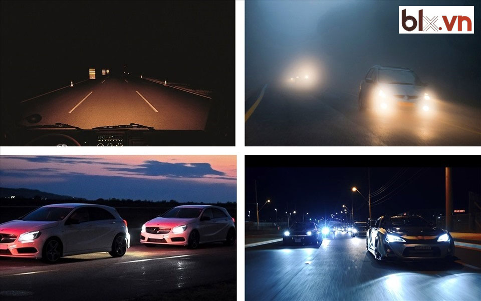 Hệ thống đèn chiếu sáng giúp người lái nhìn rõ hơn trong điều kiện ánh sáng yếu